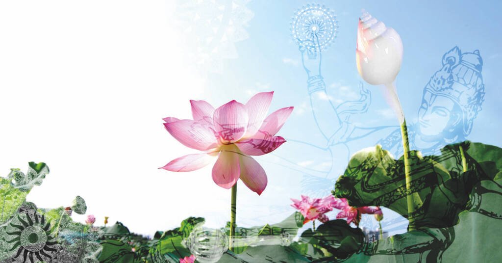 Four Hands Of Lord Vishnu