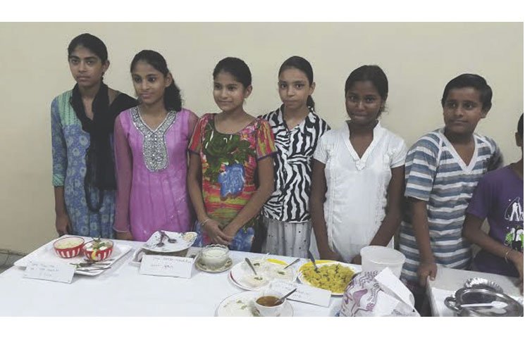 Cooking Competition at Anand Vidyalaya, SDA, New Delhi
